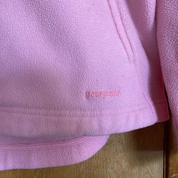 Patagonia Pink quarter Zip Up fleece - Picture 3 of 6
